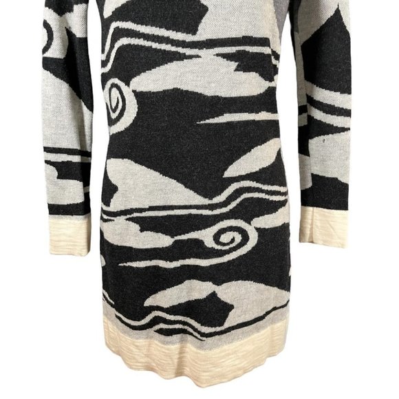 Diane Von Ferstenberg Berlin Long Sleeve Fitted Wool Sweater Dress XS - Picture 4 of 10